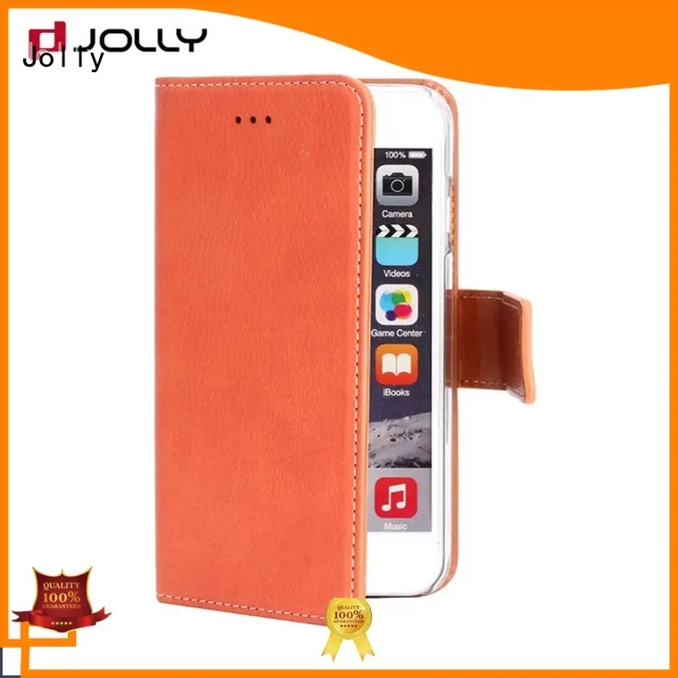 Jolly custom cell phone wallet case for busniess for iphone xs 1