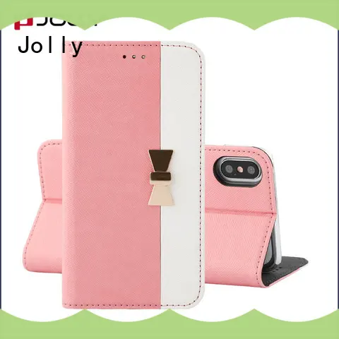 Jolly latest anti-radiation case with slot kickstand for iphone xs 1
