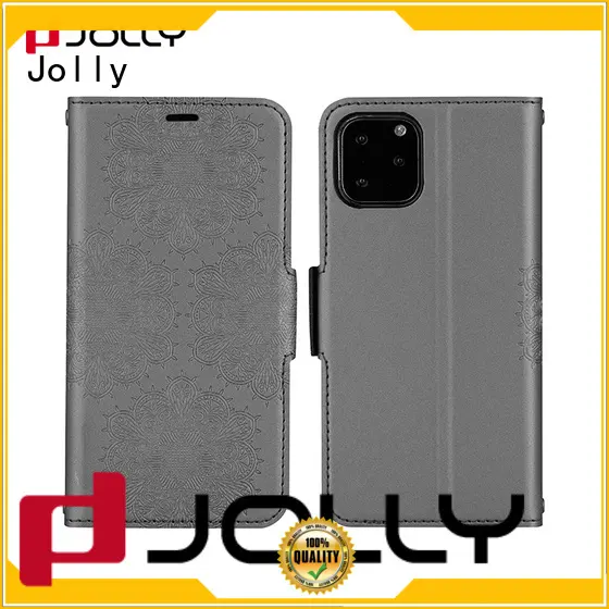 Jolly custom magnetic flip phone case with id and credit pockets for sale 1