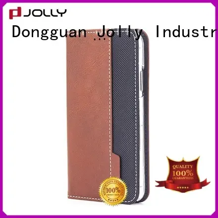 Jolly slim leather leather flip phone case supply for iphone xs 1