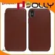 slim leather initial phone case with slot for sale 1