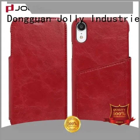 Jolly slim leather designer cell phone cases supply for mobile phone 1