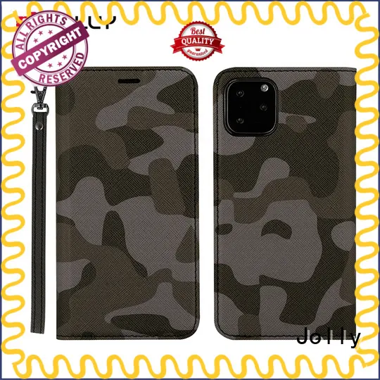 Jolly magnetic flip phone case with slot kickstand for iphone xs 1