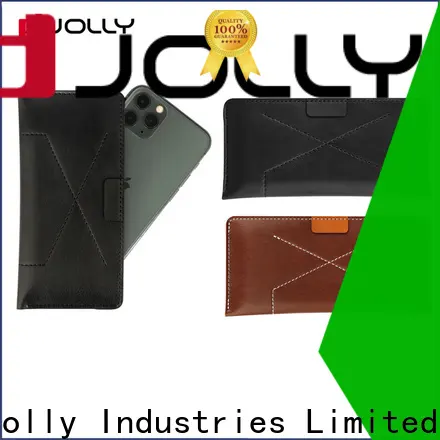 flip leather phone case with adhesive for mobile phone 1