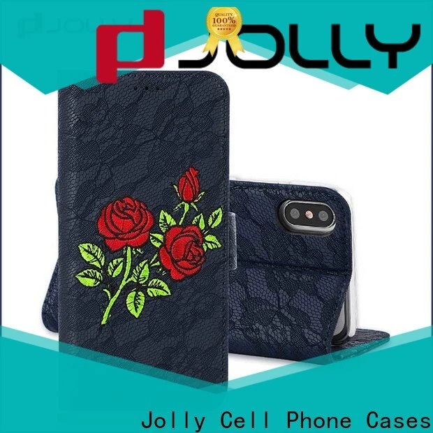 Jolly cell phone wallet with credit card holder for apple 1