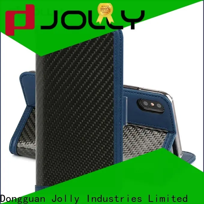 Jolly high quality smartphone wallet case with rfid blocking features for mobile phone 1