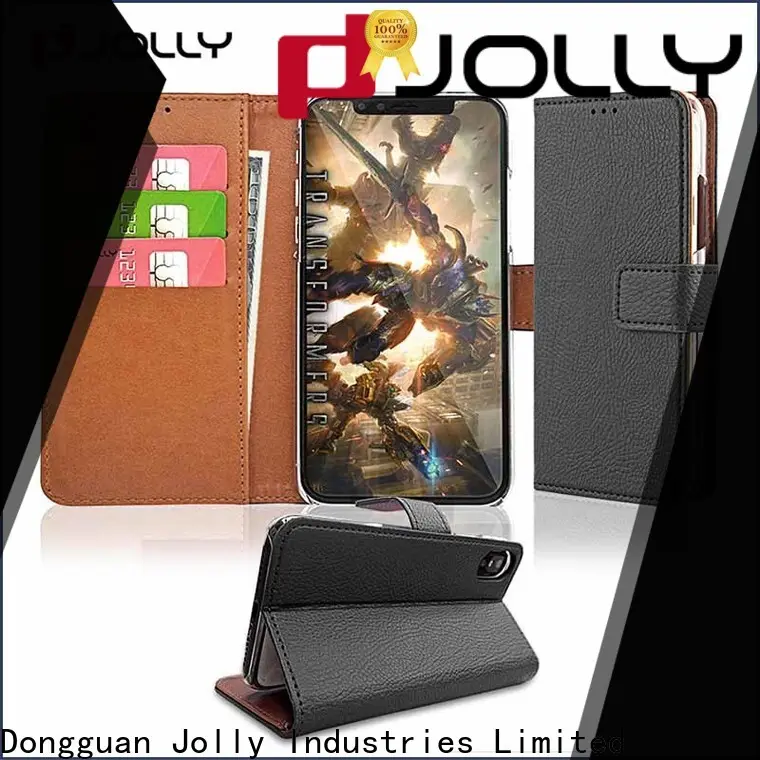 Jolly custom wallet phone case for busniess for apple 1