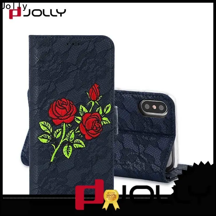 luxury cell phone wallet supplier for iphone xs 1