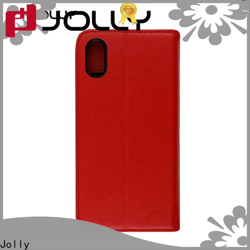 Jolly magnetic protection case with credit card holder for iphone x 1