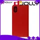 slim leather silicone phone case with slot kickstand for iphone x 1