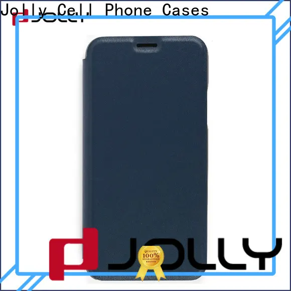 Jolly folio flip phone case with slot kickstand for mobile phone 1