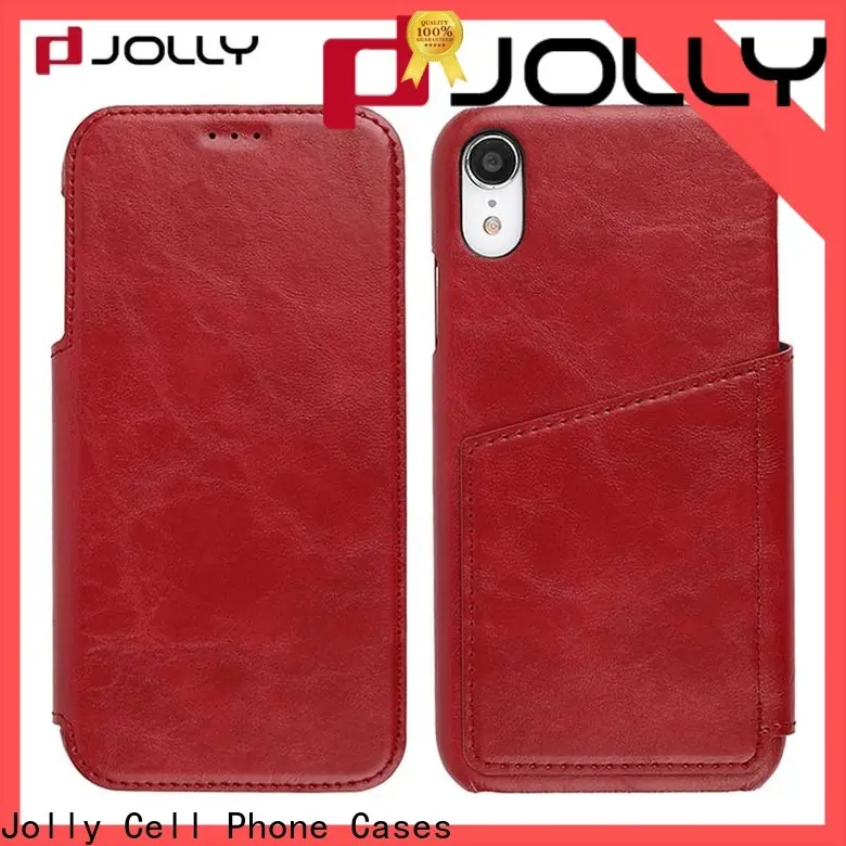 high quality magnetic flip phone case with strong magnetic closure for mobile phone 1