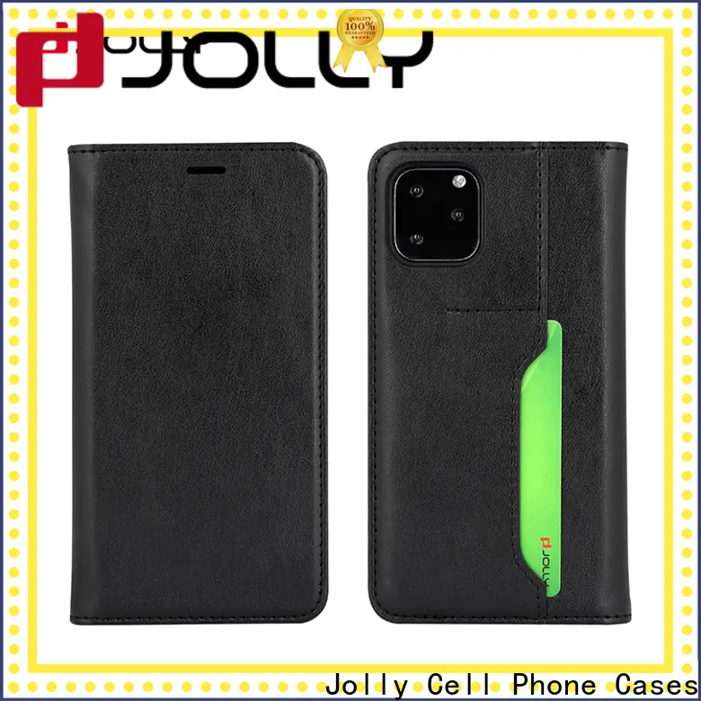 Jolly wholesale initial phone case with slot kickstand for iphone xs 1