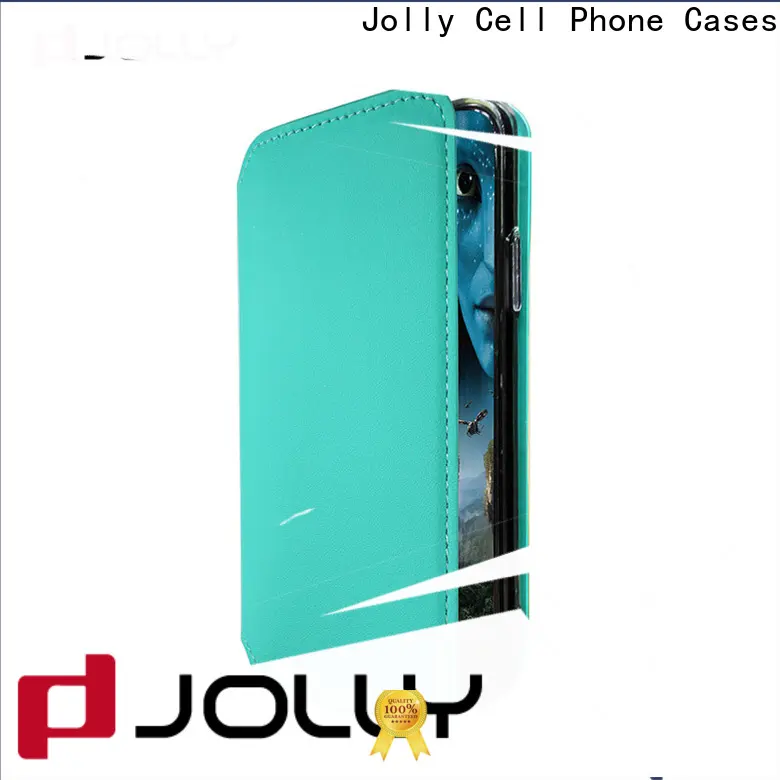 Jolly magnetic flip phone case with id and credit pockets for iphone xs 1