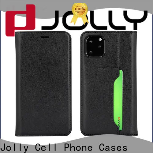 Jolly leather phone case with id and credit pockets for sale 1