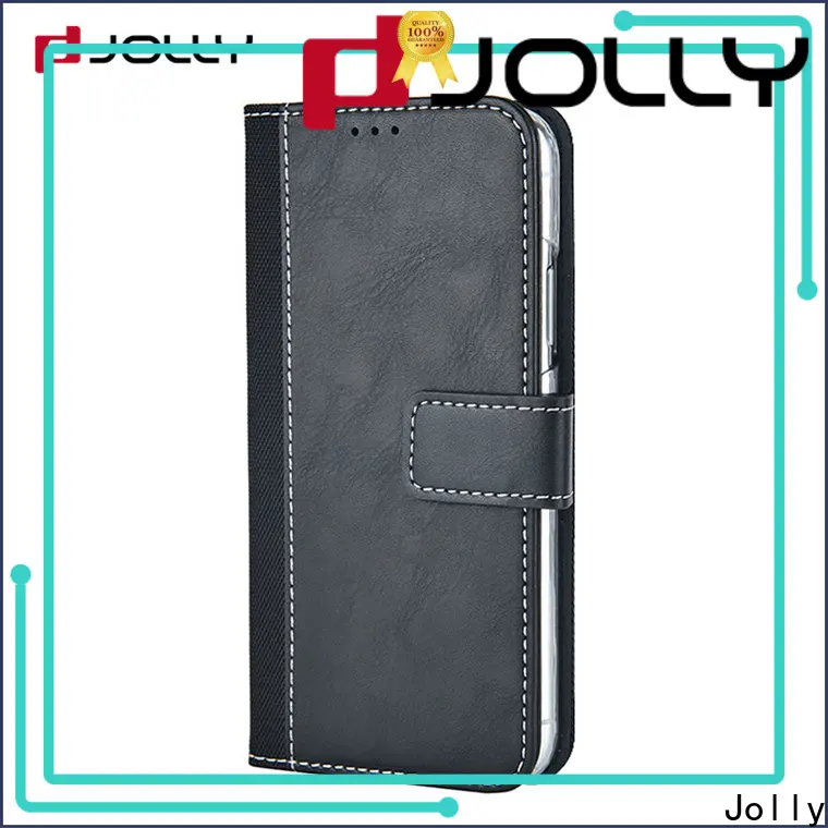 Jolly cell phone wallet combination with id and credit pockets for iphone xs 1