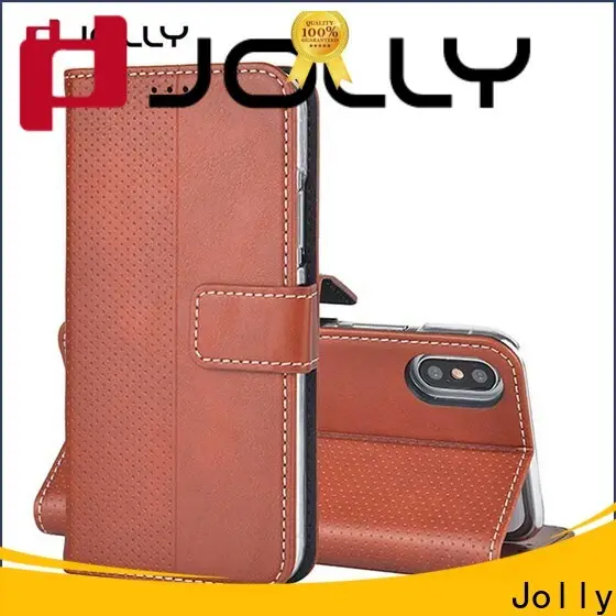 Jolly best cell phone wallet wristlet for busniess for iphone xs 1