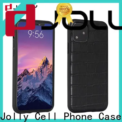 slim spliced two leather phone back cover for busniess for sale 1
