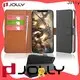 real carbon fiber magnetic wallet phone case with credit card holder for mobile phone 1