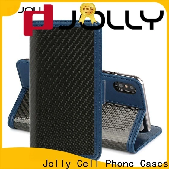 leather card holder organizer wallet style phone case manufacturer for sale 1