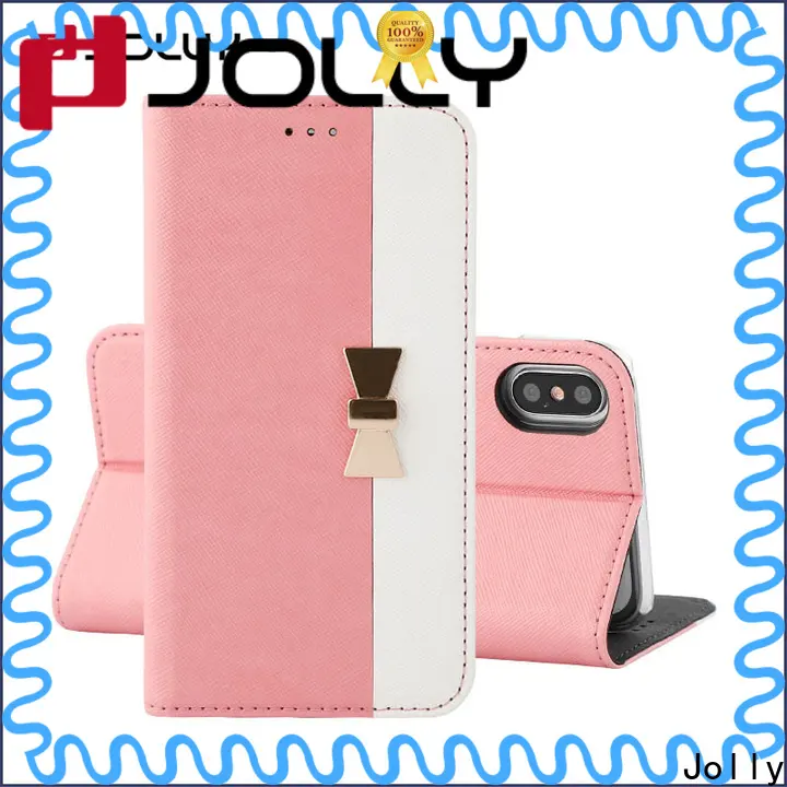 Jolly slim leather flip phone case supplier for sale 1