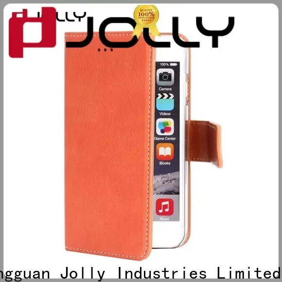 Jolly leather card holder organizer cell phone wallet combination supply for iphone xs 1