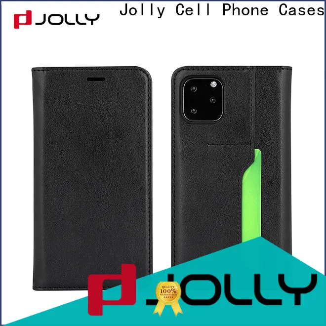 Jolly pu leather magnetic flip phone case company for sale 1