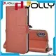 Jolly leather cell phone wallet with id and credit pockets for mobile phone 1