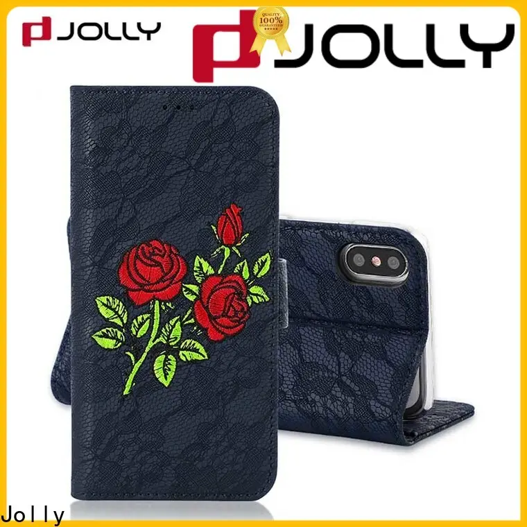 Jolly high quality magnetic wallet phone case manufacturer for sale 1