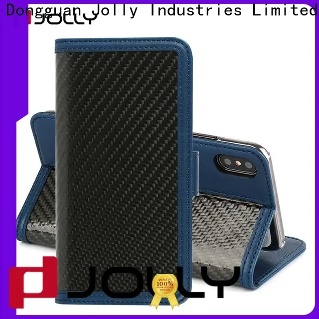 Jolly leather cell phone wallet with credit card holder for apple 1