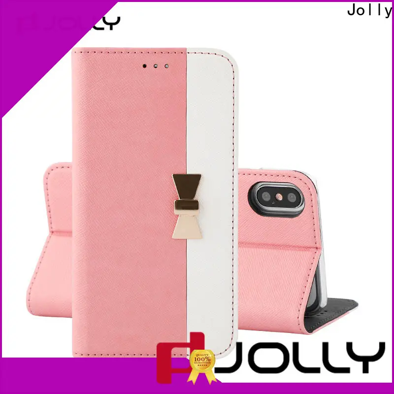 slim leather anti-radiation case with slot for iphone xs 1