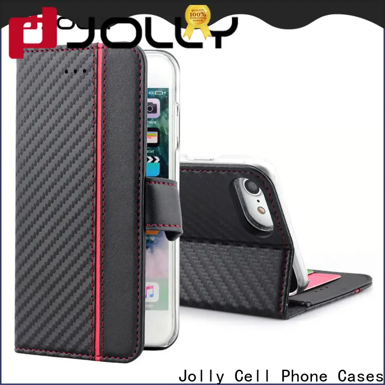 Jolly magnetic protective phone cases with slot kickstand for sale 1