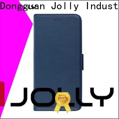 Jolly slim leather mobile phone case with credit card holder for iphone x 1