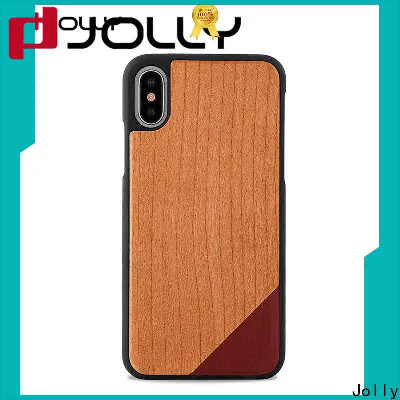 slim spliced two leather customized back cover supplier for sale 1
