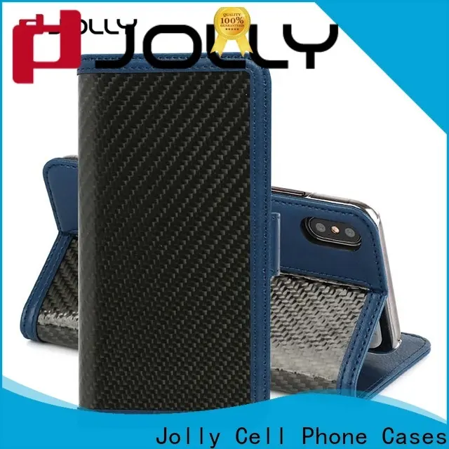 Jolly new magnetic wallet phone case with cash compartment for sale 1