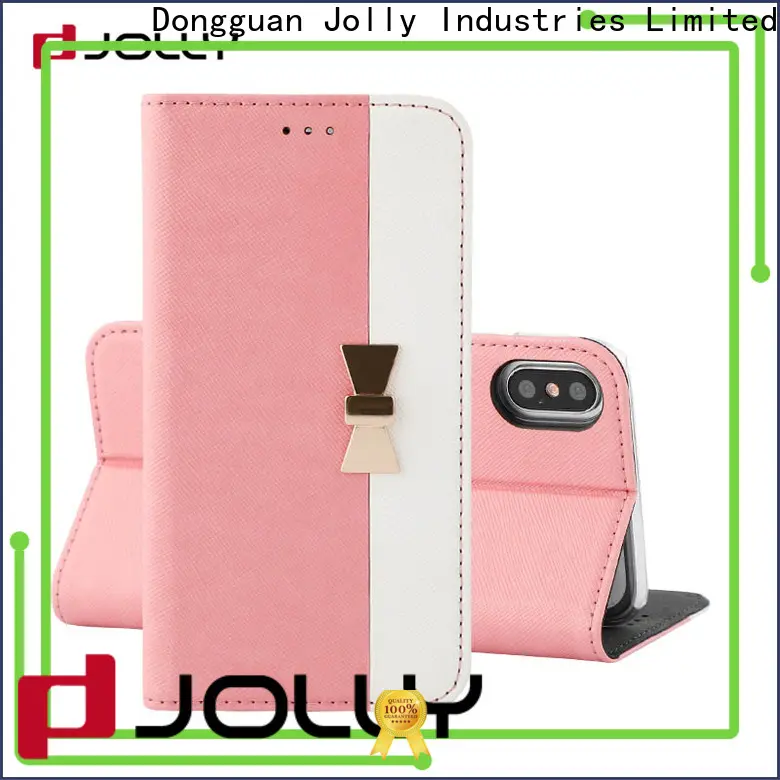 slim leather leather flip phone case with id and credit pockets for sale 1