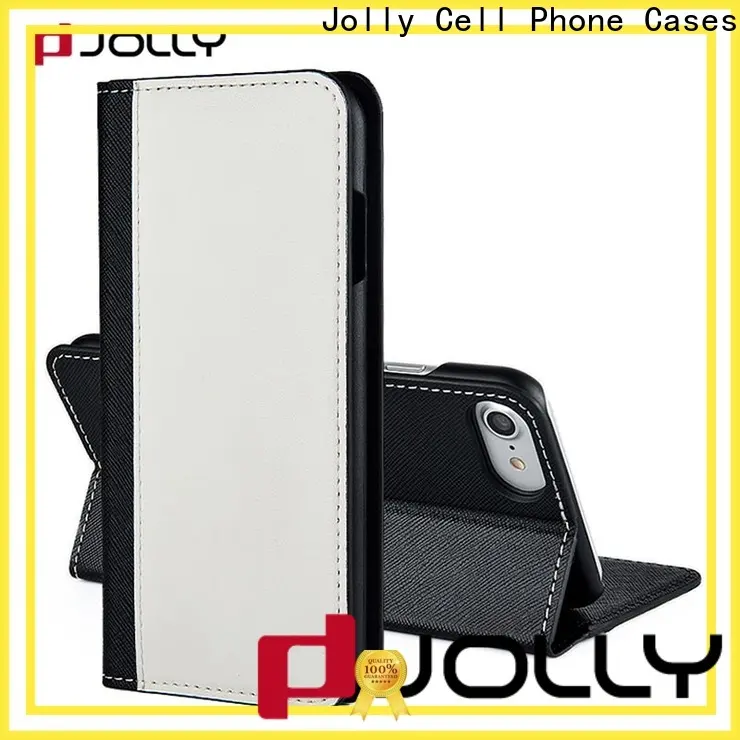 leather card holder organizer phone case and wallet supplier for apple 1