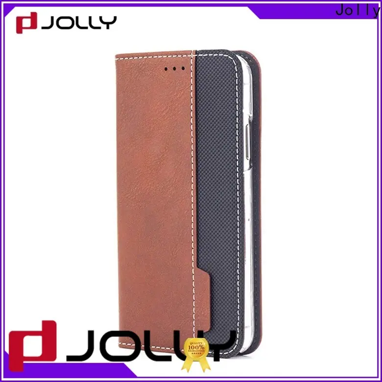 Jolly pu leather cell phone cases manufacturer for iphone xs 1