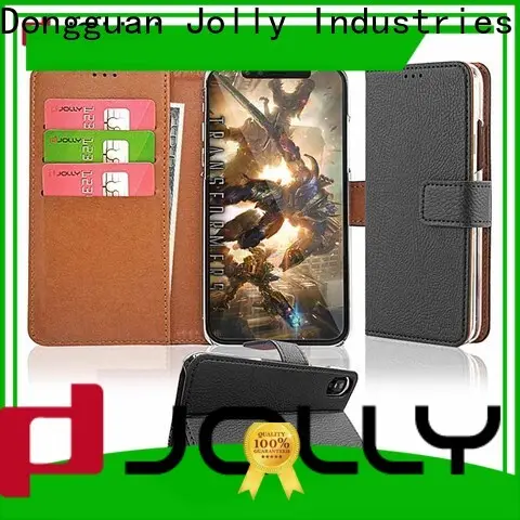 leather card holder organizer phone case and wallet manufacturer for iphone xs 1