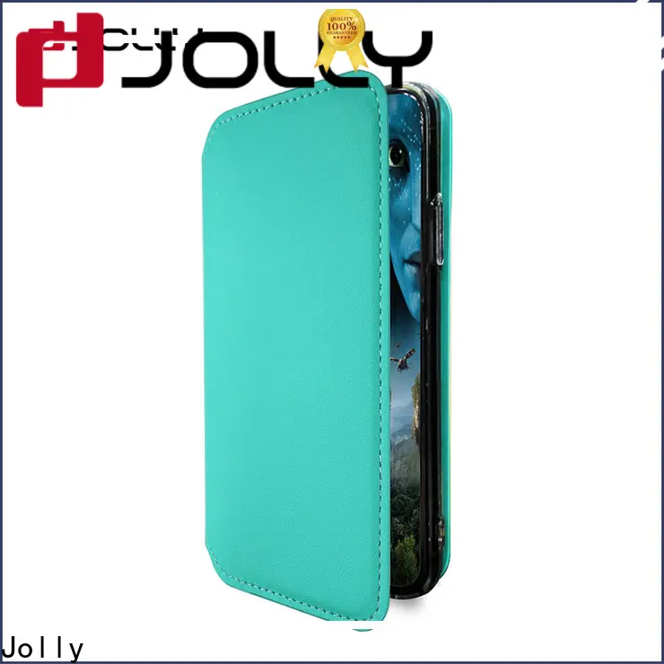 best personalised leather phone case with slot kickstand for iphone xs 1