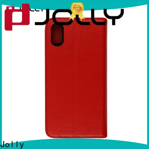 Jolly pu leather magnetic detachable phone case for busniess for iphone x 1