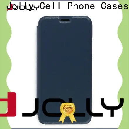 Jolly folio magnetic flip phone case with id and credit pockets for mobile phone 1