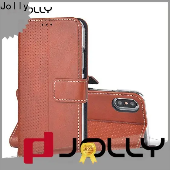 Jolly latest mens cell phone wallet manufacturer for iphone xs 1