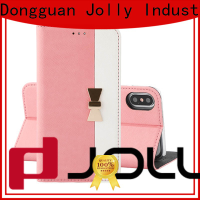 Jolly personalised leather phone case with id and credit pockets for iphone xs 1