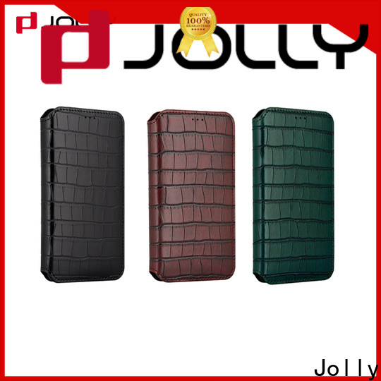 Jolly pu leather phone cases online with id and credit pockets for sale 1