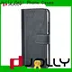Jolly real carbon fiber cell phone wallet case with credit card holder for mobile phone 1