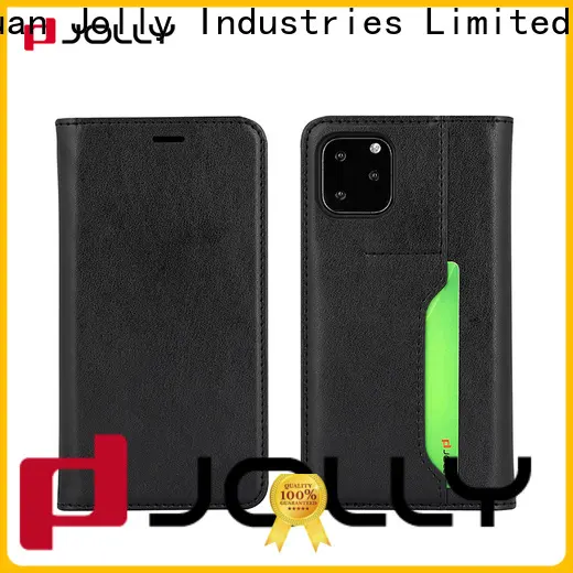 Jolly pu leather flip cell phone case for busniess for mobile phone 1