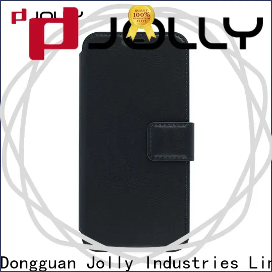 Jolly top personalised leather phone case supplier for iphone xs 1