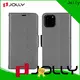 pu leather leather phone case with id and credit pockets for iphone xs 1