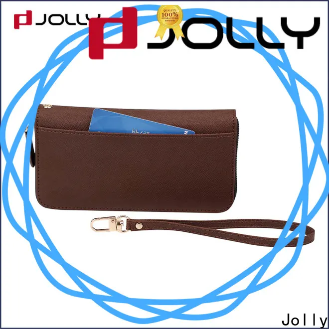Jolly women mens cell phone wallet with rfid blocking features for iphone xs 1